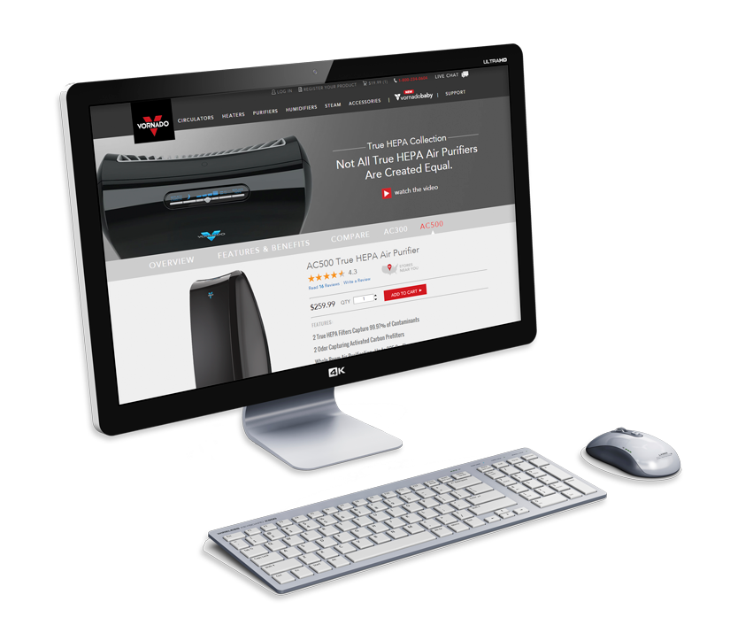 Vornado eCommerce Website